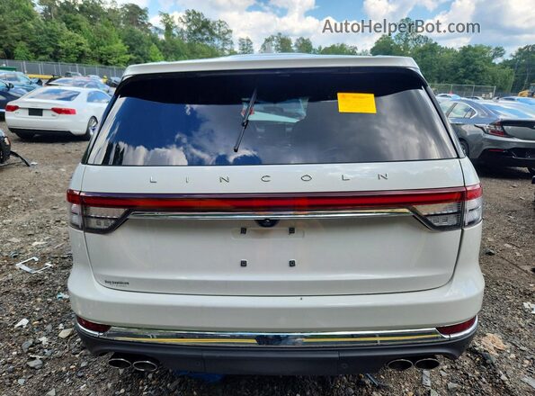 5LM5J7XC2MGL06960 2021 LINCOLN AVIATOR White Հետևի տեսք