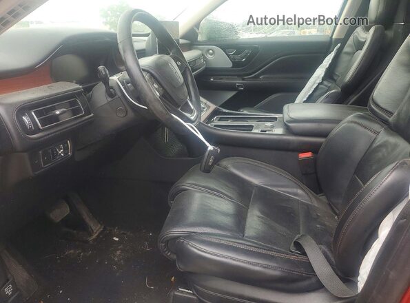 5LM5J7XC2MGL10409 2021 LINCOLN AVIATOR Red Вид салону спереду