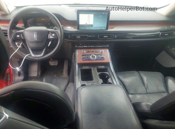 5LM5J7XC2MGL10409 2021 LINCOLN AVIATOR Red Вид панелі приладів