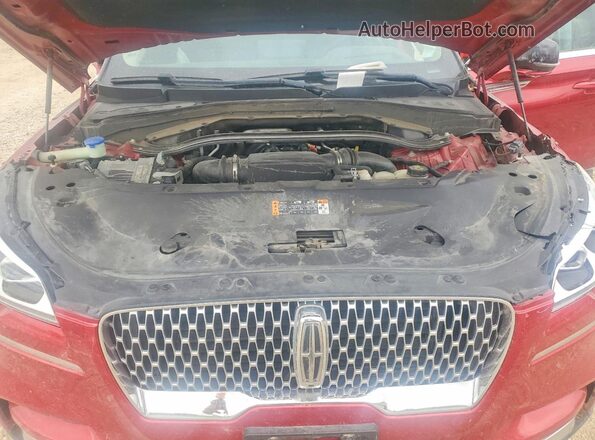 5LM5J7XC2MGL10409 2021 LINCOLN AVIATOR Red Вид підкапотного простору