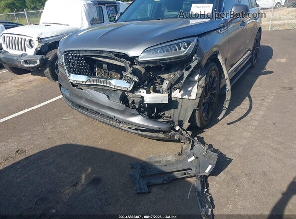 5LM5J7XC2NGL00870 2022 LINCOLN AVIATOR Gray Դիմացի տեսք