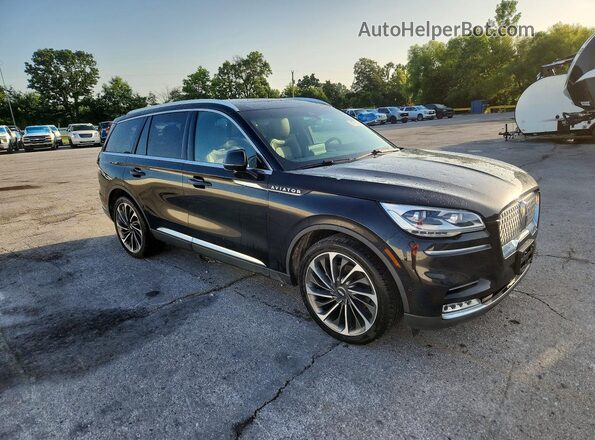 5LM5J7XC3LGL17383 2020 LINCOLN AVIATOR Black Front right