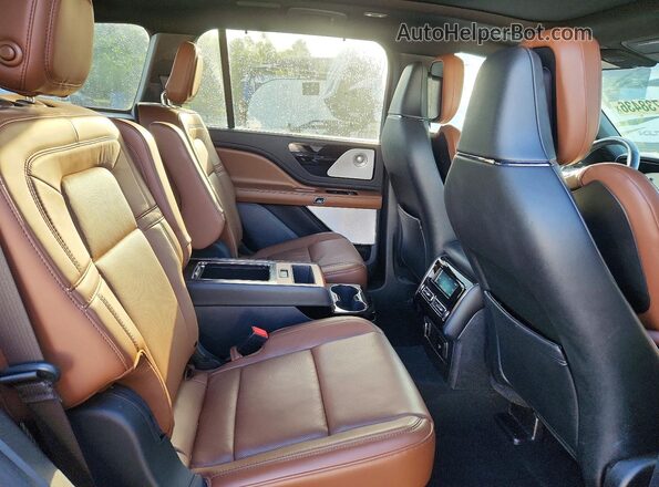 5LM5J7XC3LGL17383 2020 LINCOLN AVIATOR Black Rear interior view