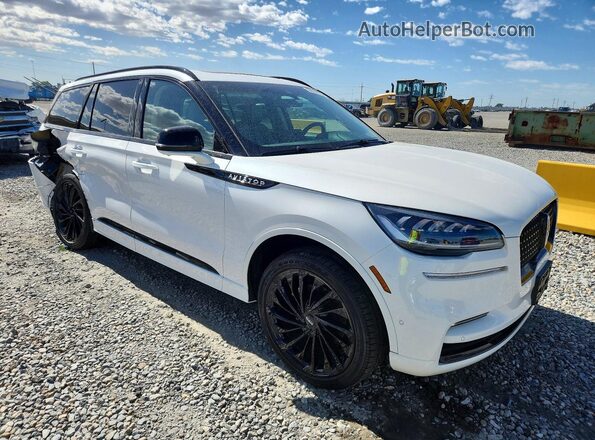 5LM5J7XC3RGL04724 2024 LINCOLN AVIATOR Белый Передняя правая четверть