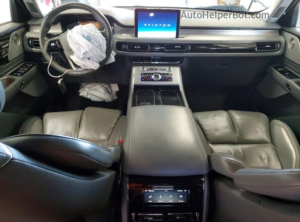 5LM5J7XC4LGL05484 2020 LINCOLN AVIATOR White Առջևի վահանակի տեսք