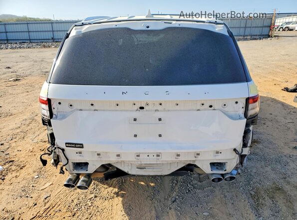 5LM5J7XC4LGL19482 2020 LINCOLN AVIATOR Белый Вид сзади
