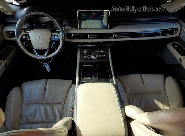 5LM5J7XC4LGL19482 2020 LINCOLN AVIATOR Белый Вид панели приборов