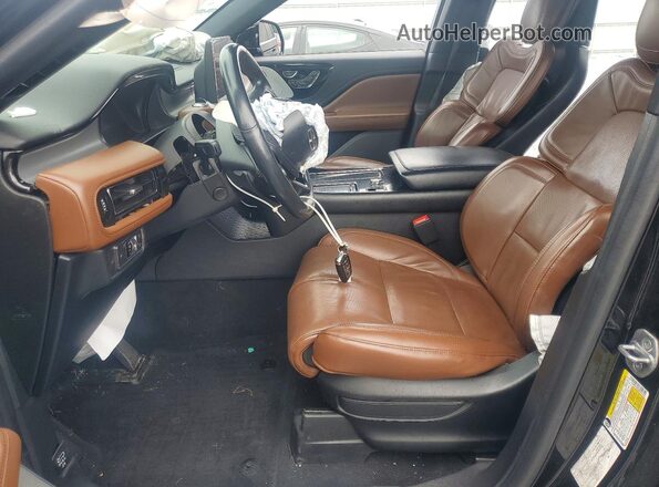 5LM5J7XC5MGL15149 2021 LINCOLN AVIATOR Black Front interior view