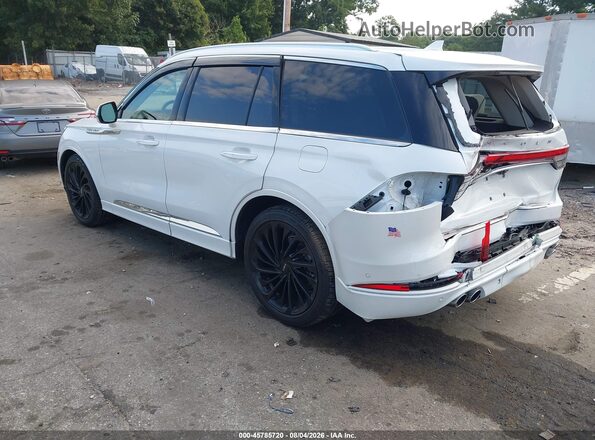 5LM5J7XC5NGL00992 2022 LINCOLN AVIATOR White უკანა მარცხენა