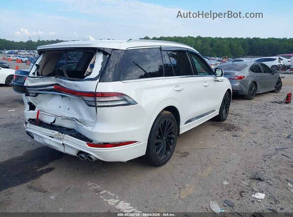5LM5J7XC5NGL00992 2022 LINCOLN AVIATOR White უკანა მარჯვენა