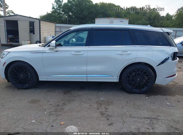 5LM5J7XC5NGL00992 2022 LINCOLN AVIATOR White სალონის 360-გრადუსიანი ხედი