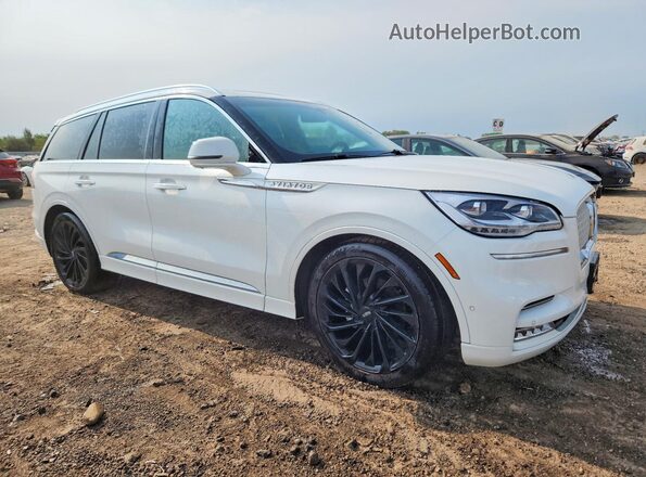 5LM5J7XC6MGL02121 2021 LINCOLN AVIATOR White Front right