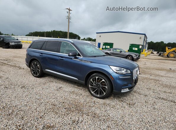 5LM5J7XC8LGL00613 2020 LINCOLN AVIATOR Blue Առջևի աջ