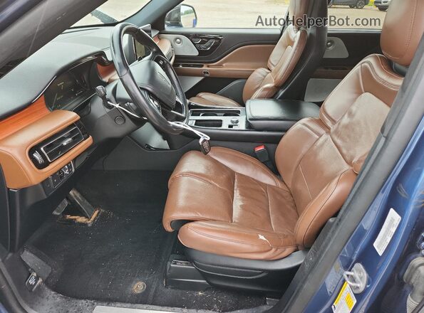 5LM5J7XC8LGL00613 2020 LINCOLN AVIATOR Blue Սալոնի դիմացի տեսք
