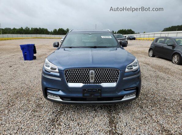 5LM5J7XC8LGL00613 2020 LINCOLN AVIATOR Blue Դիմացի տեսք