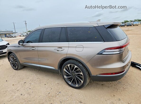 5LM5J7XC8LGL21431 2020 LINCOLN AVIATOR Tan Tył lewy