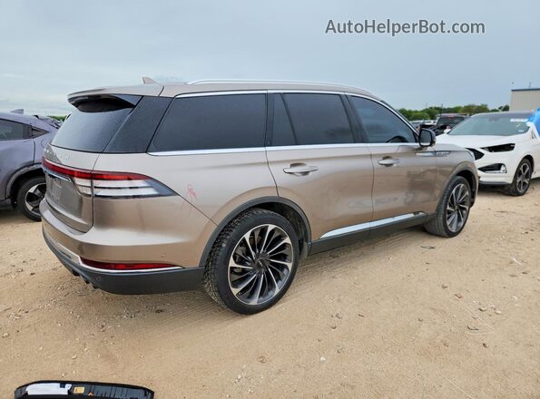 5LM5J7XC8LGL21431 2020 LINCOLN AVIATOR Tan Tył prawy
