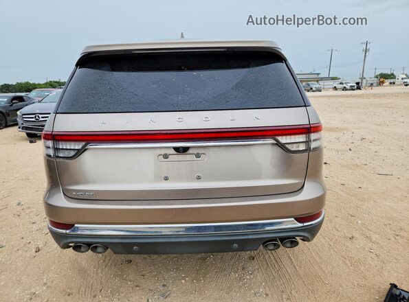 5LM5J7XC8LGL21431 2020 LINCOLN AVIATOR Tan Widok z tyłu