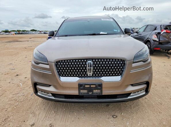 5LM5J7XC8LGL21431 2020 LINCOLN AVIATOR Tan Widok z przodu