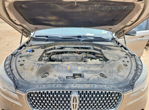 5LM5J7XC8LGL21431 2020 LINCOLN AVIATOR Tan Widok komory silnika