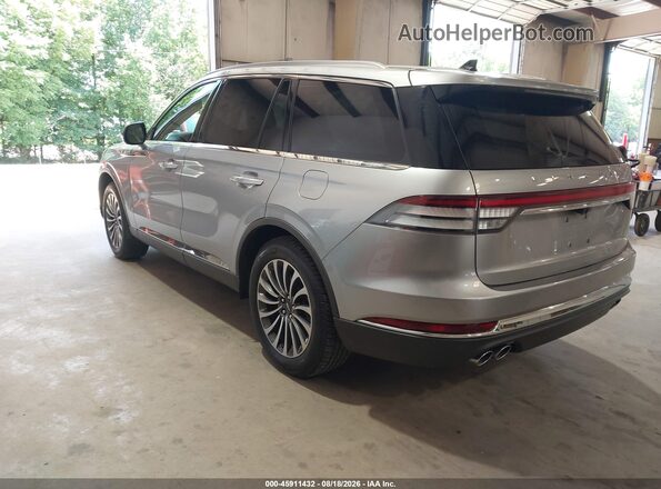 5LM5J7XC8MGL03447 2021 LINCOLN AVIATOR Silver უკანა მარცხენა