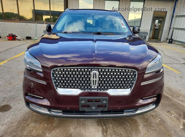 5LM5J7XC8PGL20303 2023 LINCOLN AVIATOR Burgundy Widok z przodu