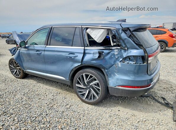 5LM5J7XC8SGL08810 2025 LINCOLN AVIATOR Синий Задняя левая четверть
