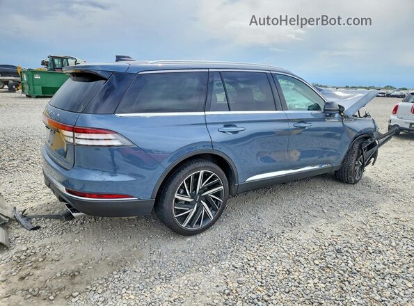 5LM5J7XC8SGL08810 2025 LINCOLN AVIATOR Синий Задняя правая четверть