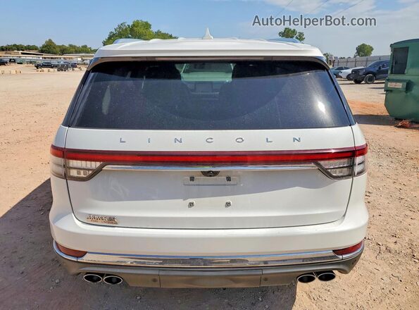 5LM5J7XC9LGL01608 2020 LINCOLN AVIATOR Белый Вид сзади
