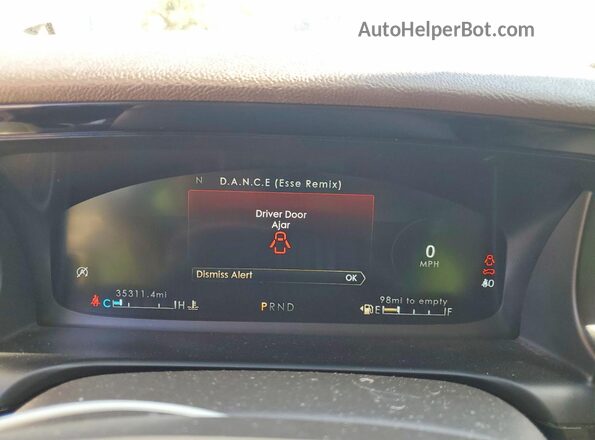5LM5J7XC9LGL01608 2020 LINCOLN AVIATOR Белый Вид щитка приборов