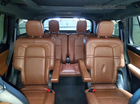 5LM5J7XC9NGL07489 2022 LINCOLN AVIATOR Burgundy Вид задніх сидінь