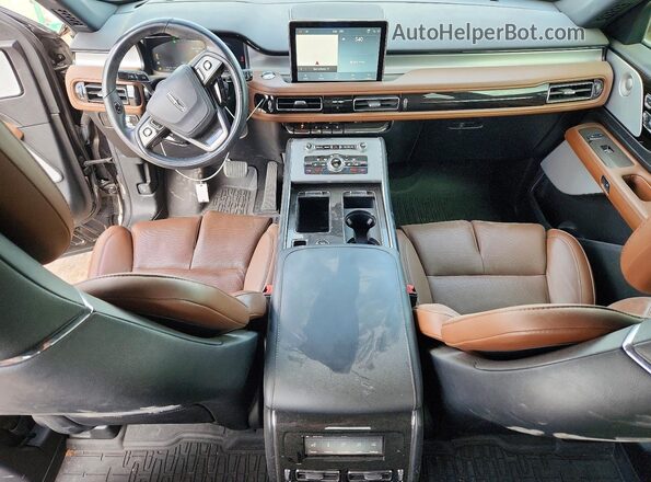 5LM5J7XC9PGL09519 2023 LINCOLN AVIATOR Black Առջևի վահանակի տեսք