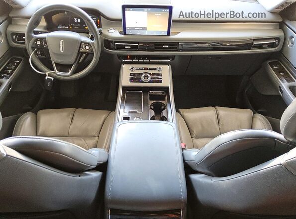 5LM5J7XCXLGL04405 2020 LINCOLN AVIATOR White წინა პანელის ხედი