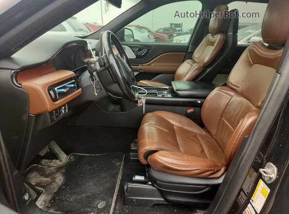 5LM5J7XCXLGL34732 2020 LINCOLN AVIATOR Black Vista interior delantera
