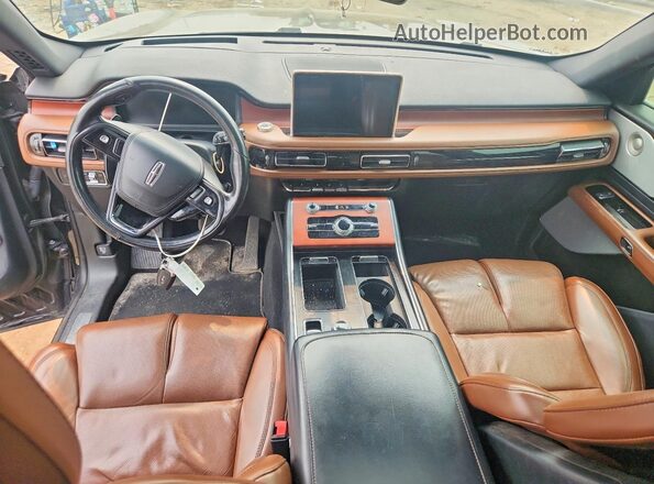 5LM5J7XCXLGL34732 2020 LINCOLN AVIATOR Black Vista del salpicadero