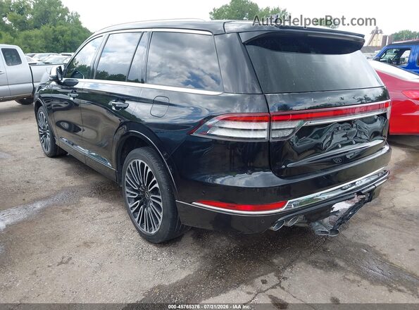 5LM5J9XC3NGL20895 2022 LINCOLN AVIATOR Black Հետևի ձախ