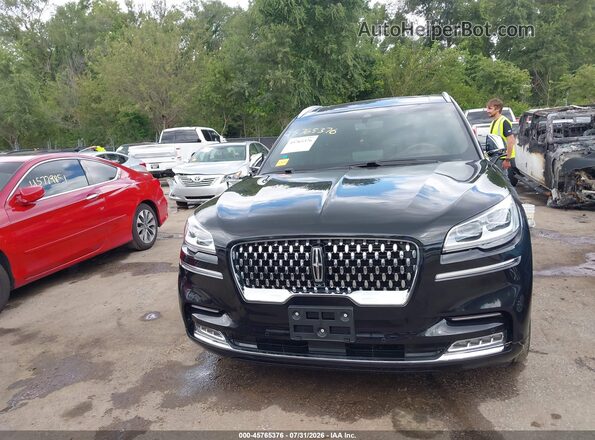5LM5J9XC3NGL20895 2022 LINCOLN AVIATOR Black Սարքավորումների վահանակի տեսք