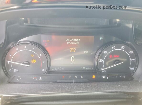 5LMCJ1C90MUL16290 2021 LINCOLN CORSAIR Black Instrument cluster view
