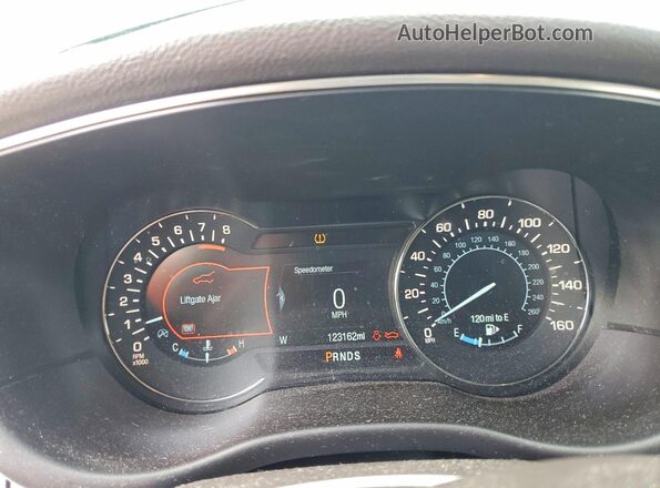 5LMCJ1C91HUL62877 2017 LINCOLN MKC Blue Widok zestawu wskaźników