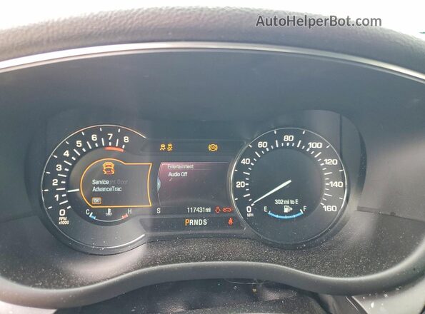 5LMCJ1C94GUJ15609 2016 LINCOLN MKC Бордовый Вид щитка приборов