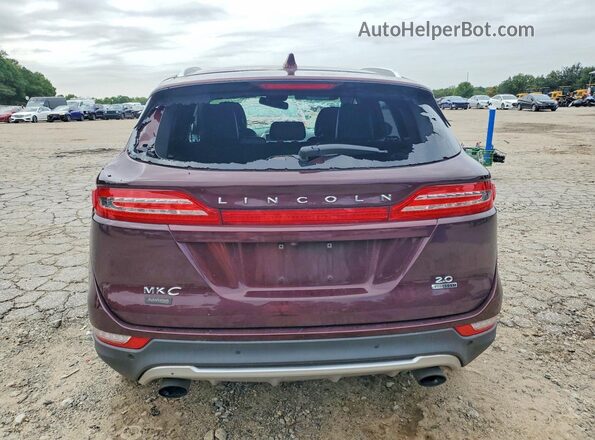 5LMCJ1C94GUJ15609 2016 LINCOLN MKC Бордовый Вид сзади