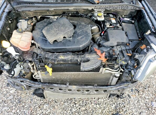 5LMCJ1C95GUJ27252 2016 LINCOLN MKC Черный Вид подкапотного пространства