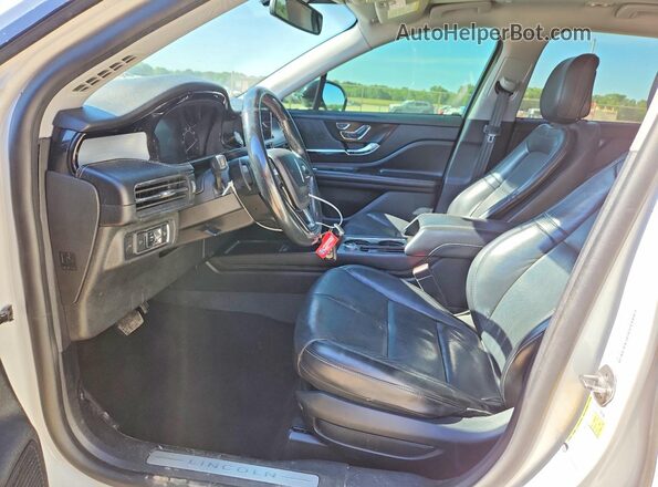 5LMCJ1C95LUL07728 2020 LINCOLN CORSAIR White Vista interior delantera