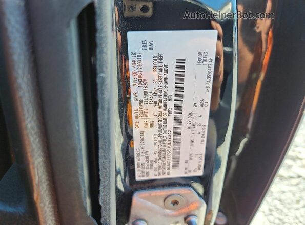 5LMCJ1C98HUL12042 2017 LINCOLN MKC Black Вид наклейки з VIN-кодом
