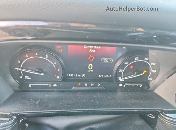 5LMCJ1C98MUL26355 2021 LINCOLN CORSAIR Silver Instrument cluster view