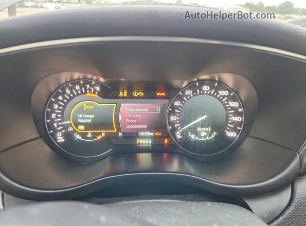 5LMCJ1C99JUL21449 2018 LINCOLN MKC Gray Вид щитка приладів
