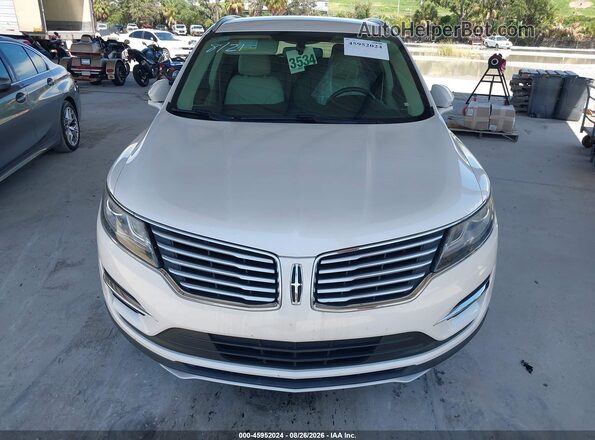 5LMCJ1C9XJUL00481 2018 LINCOLN MKC White წინა ხედი