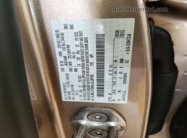5LMCJ1D90LUL28792 2020 LINCOLN CORSAIR Beige Widok komory silnika