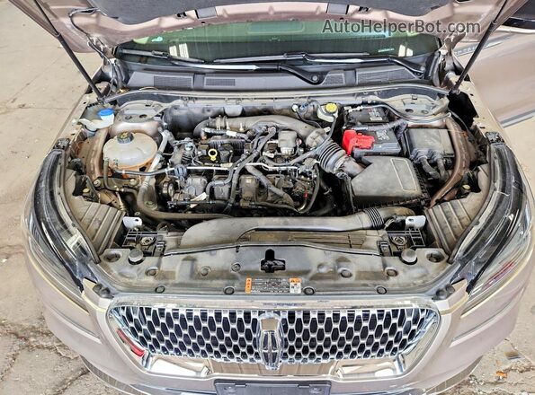5LMCJ1D90LUL28792 2020 LINCOLN CORSAIR Beige Widok wnętrza z tyłu