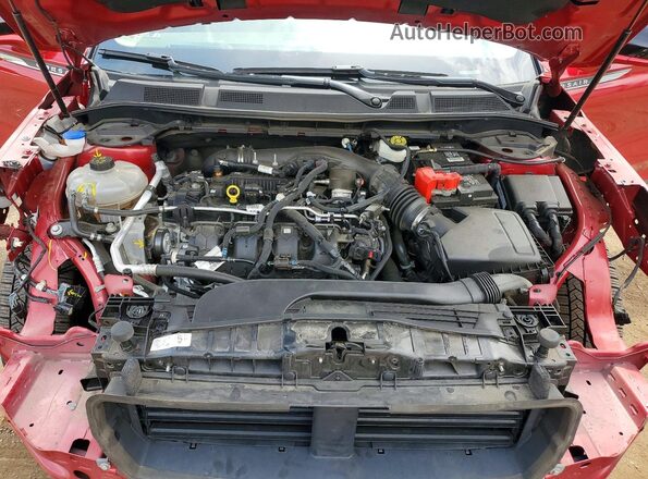 5LMCJ1D91NUL26357 2022 LINCOLN CORSAIR Maroon Vista del compartimento del motor